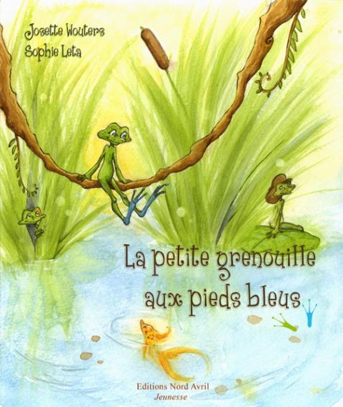 La petite grenouille aux pieds bleus